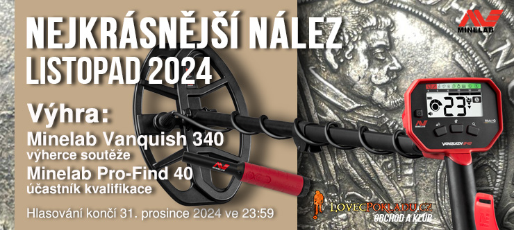 Nejkrásnější nález detektorem kovů listopadu 2024